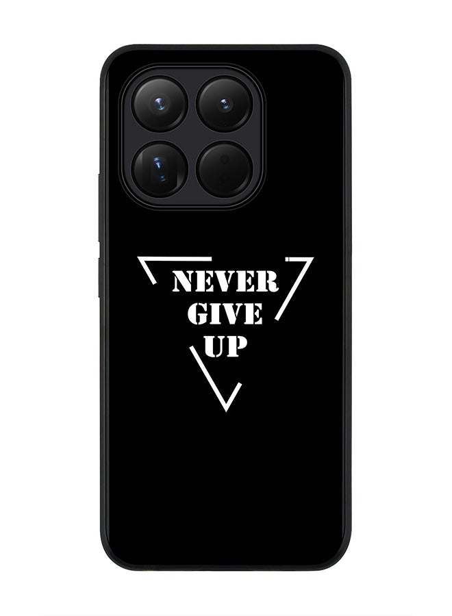 For Xiaomi 15T Case,Slim fit Camera Protection, Shockproof Thin Phone cover  - Never give up